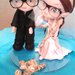 cake topper matrimonio