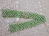 Collana perline verde acqua 