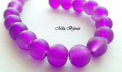 perle viola frosted 8 mm