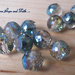 LOTTO 10 perle in vetro sfaccettato (12 mm) (cod 3)