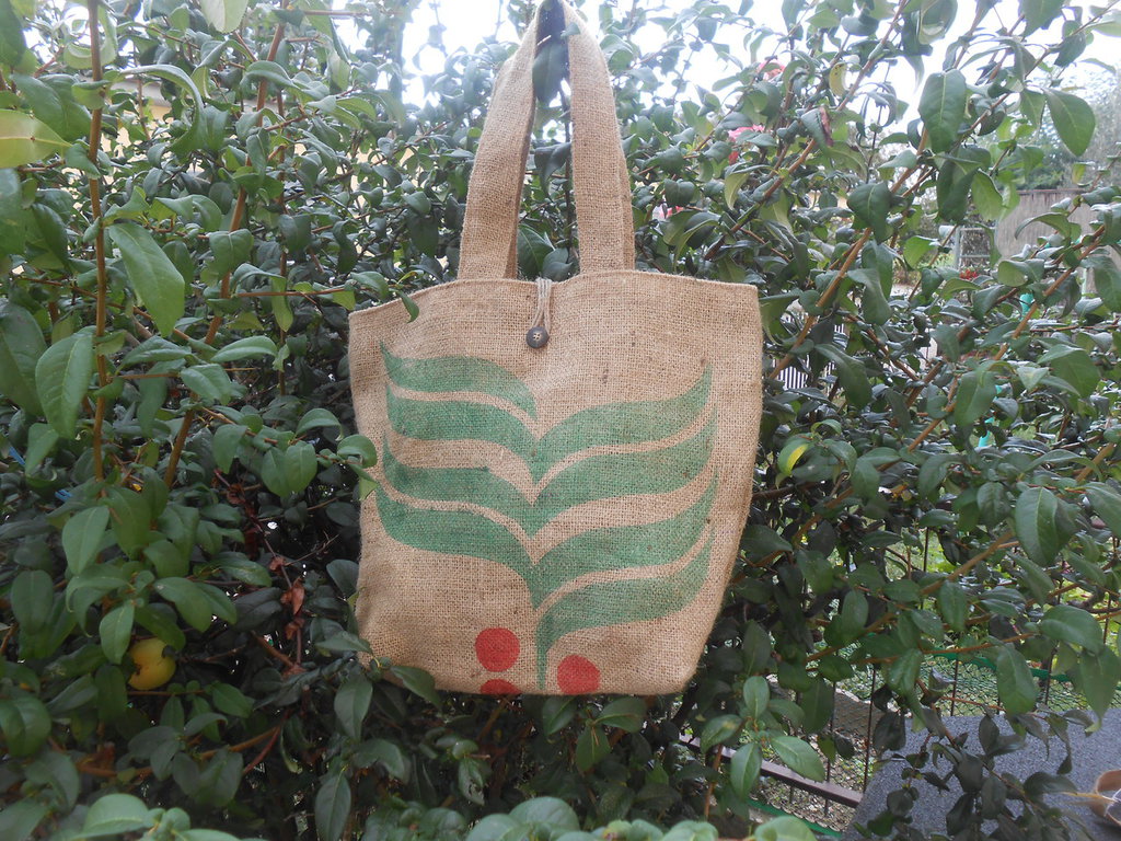 Myra Bag S-1465 Borsa In Tela Riciclata E Pelle Vacchetta - Un Pezzo Unico Sostenibile - 4