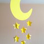 Giostra  per culla, decorazione per cameretta, con luna e stelle, 3D