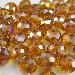 20 Perline Di Vetro Opaco Sfaccettato Di Forma Rettangolare Lucida Da 6 X 9 Mm Per La Creazione Di Gioielli Fai Da Te. - Italia