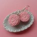 Oreo Cookie Earrings - strawberry