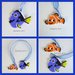 Segnalibro "Dory e Nemo" realizzati con perline Miyuki delica