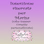 INSERZIONE RISERVATA PER MARISA - Cake topper compleanno Orsetta (personalizzato)