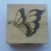 Scatola in legno incisa a fuoco con il pirografo - farfalla