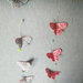 Farfalle origami, farfalle da appendere, mobile di farfalle, decorazioni da parete