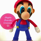 SPEDIZIONE GRATUITA! Super Mario cake topper, gomma crepla, fommy, moosgummy