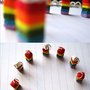 Rainbow Cake Charm with Frosting
