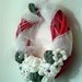 NATALE-Ghirlanda natalizia fuori porta "NOEL" in midollino fatta a mano