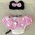 Vestito carnevale Minnie per neonata, outfit baby set foto