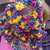 sciarpa lana multicolore