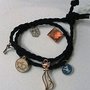 Bracciale doppio giro con charms