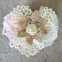 scatolina a cuore shabby chic