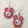 Gocce rosa in Soutache