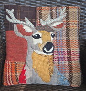 cuscino quillow cervo - un cuscino con dentro un plaid 