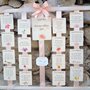 tableau de mariage sposi personalizzato tema fiori