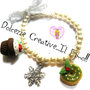 ☃ Natale In Dolcezze 2016 ☃ Bracciale con donut, cupcake, fiocco e fiocco di neve