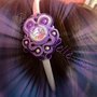 Cerchietto Soutache lilla