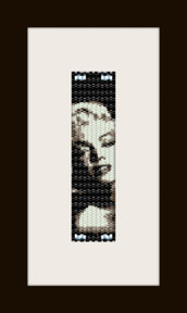 PDF schema bracciale Marilyn in stitch peyote pattern - solo per uso personale 