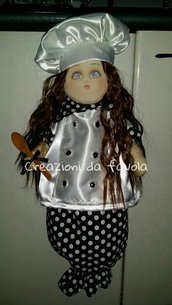 Bambola portasacchetti chef