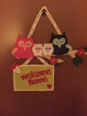 Targhette "Welcome Home"