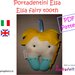 Elsa PDF pattern porta dentini Frozen