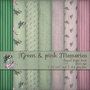 DIGITAL PAPER / CARTA DIGITALE - GREEN & PINK DREAMS