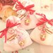 BOMBONIERA DELUXE - battesimo nascita - fimo - porta confetti sacchetti portachiavi FOLLETTO ROSA 
