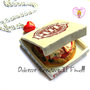 Collana Pizza in cartone - margherita da asporto - kawaii miniature