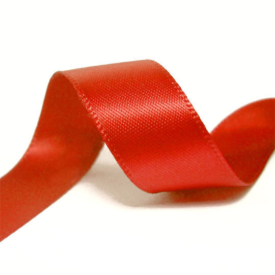 Nastro Raso Rosso h 1 cm - 1 metro - Materiali - Stoffa e filati 