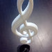 DECOUPAGE Note Musicali musica chiave di violino da decorare sagoma decorazioni plastica