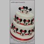 Decorazioni di zucchero per torta,cupcakes o biscotti-Topolino&Minnie