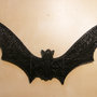 N° 10 Pipistrelli per Halloween nero in materiale plastico per feste