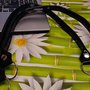 coppia di manci vernice nero cm 58 con anello finale