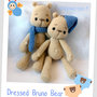 Dressed Bruno Bear jr amigurumi pdf  english/italiano