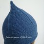 Cappello in lana blu 