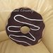 Cuscino Ciambella Donut pile Antipilling 40 cm handmade fatto a mano idea regalo San Valentino 