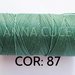 COLORE: 87 - 20 metri filo cerato LINHASITA 1 mm di spessore, filo per macramè, materiali