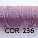 COLORE: 236 - 20 metri filo cerato LINHASITA 1 mm di spessore, filo per macramè, materiali