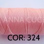 COLORE: 324 - 20 metri filo cerato LINHASITA 1 mm di spessore, filo per macramè, materiali