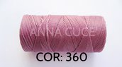 COLORE: 360 - 20 metri filo cerato LINHASITA 1 mm di spessore, filo per macramè, materiali