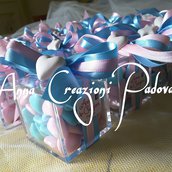 Bomboniera scatolina plexiglass con gessetto gemelli