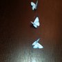 Filo di farfalle origami