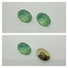 RIVOLI OVALI IN RESINA - Emerald Opal Effect- 18x25mm 