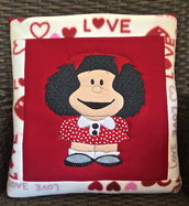 cuscino quillow Mafalda - un cuscino con dentro un plaid