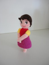 Heidi bambolina realizzata a mano