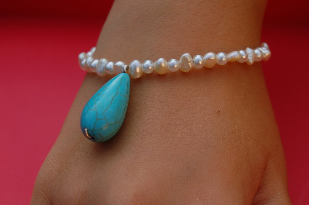 Braccialetto con perle di fiume - Gioielli - Bracciali e cavigliere