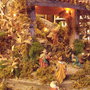 presepe artistico con impianto di luci 